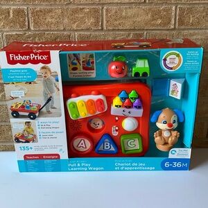 Fisher-Price Laugh & Learn Pull & Play Learning Wagon Toy
